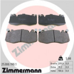 Piduriklotsi komplekt, ketaspidur ZIMMERMANN 25300.190.1