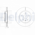 Piduriketas DELPHI BG4190