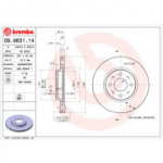 Piduriketas BREMBO 09.9631.14