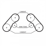 Hammasrihm GATES 5576XS