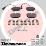 Piduriklotsi komplekt, ketaspidur ZIMMERMANN 23446.165.2