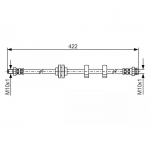 Pidurivoolik BOSCH 1 987 476 346