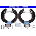 Piduriklotside komplekt ATE 03.0520-5722.3