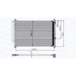 Kondensaator, kliimaseade MAGNETI MARELLI 350203850000