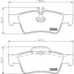 Piduriklotsi komplekt, ketaspidur HELLA 8DB 355 018-751
