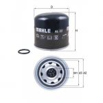 &Otilde;hukuivatuspadrun, suru&otilde;hus&uuml;steem MAHLE ORIGINAL AL 22