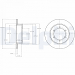 Piduriketas DELPHI BG4218