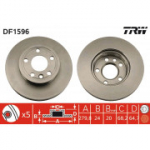 Piduriketas TRW DF1596
