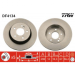 Piduriketas TRW DF4134