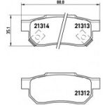 Piduriklotsi komplekt, ketaspidur BREMBO P 28 017