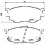 Piduriklotsi komplekt, ketaspidur BREMBO P 49 026