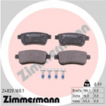 Piduriklotsi komplekt, ketaspidur ZIMMERMANN 24820.160.1
