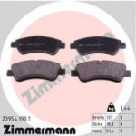 Piduriklotsi komplekt, ketaspidur ZIMMERMANN 23954.190.1