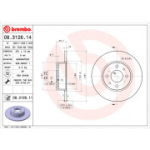 Piduriketas BREMBO 08.3126.11