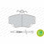 Piduriklotsi komplekt, ketaspidur FERODO FDB845