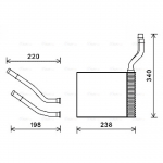 Soojusvaheti, salongik&uuml;te AVA Clever Choice FD6464