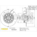Piduriketas FREMAX BD-4023