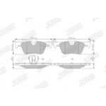 Piduriklotsi komplekt, ketaspidur JURID 573401J