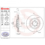 Piduriketas BREMBO 09.6728.10