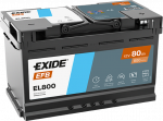 Aku EXIDE EFB EL800 80Ah 800A