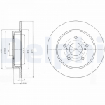 Piduriketas DELPHI BG4222