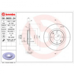 Piduriketas BREMBO 08.9600.24