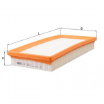 &Otilde;hufilter MAHLE ORIGINAL LX 1781/2