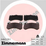 Piduriklotsi komplekt, ketaspidur ZIMMERMANN 24847.170.1