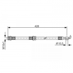 Pidurivoolik BOSCH 1 987 476 166