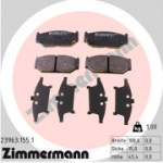 Piduriklotsi komplekt, ketaspidur ZIMMERMANN 23963.155.1