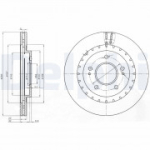 Piduriketas DELPHI BG3814