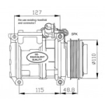 Kompressor, kliimaseade NRF 32048