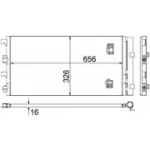 Kondensaator,kliimaseade MAHLE ORIGINAL AC 724 000S