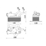 &Otilde;liradiaator, automaatkast MAHLE ORIGINAL CLC 225 000P