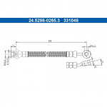 Pidurivoolik ATE 24.5286-0265.3