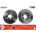 Piduriketas TRW DF2810