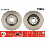 Piduriketas TRW DF4064