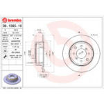 Piduriketas BREMBO 08.1365.10