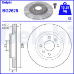Piduriketas DELPHI BG2625