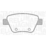Piduriklotsi komplekt, ketaspidur MAGNETI MARELLI 363916060441