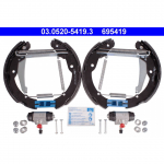 Piduriklotside komplekt ATE 03.0520-5419.3