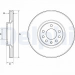 Piduriketas DELPHI BG3770C