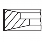 Kolvir&otilde;ngakomplekt MAHLE ORIGINAL 043 19 N0