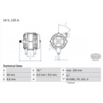 Generaator BOSCH 0 986 049 181