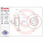 Piduriketas BREMBO 08.3288.20