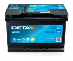 Aku DETA AGM DK620 62AH 680A