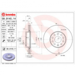 Piduriketas BREMBO 09.9145.11