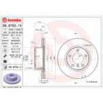 Piduriketas BREMBO 09.9752.11
