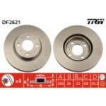Piduriketas TRW DF2621