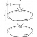 Piduriklotsi komplekt, ketaspidur BREMBO P 23 083